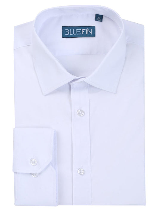 White Slim Performance Shirt