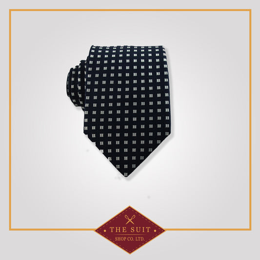 Midnight and Alto Check Pattern Tie