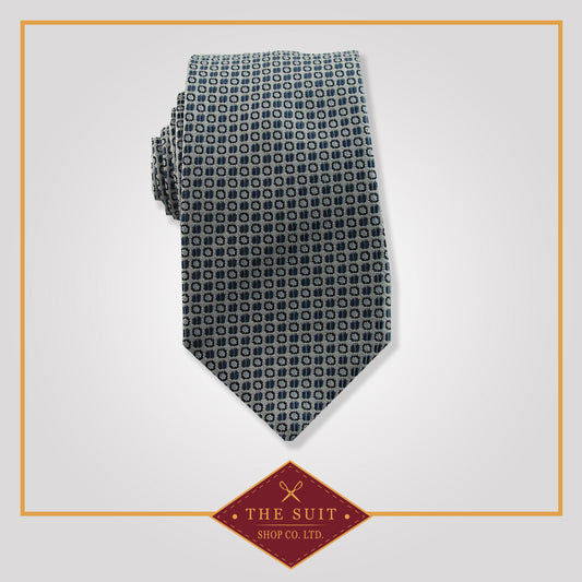 Silver Chalice Pattern Tie