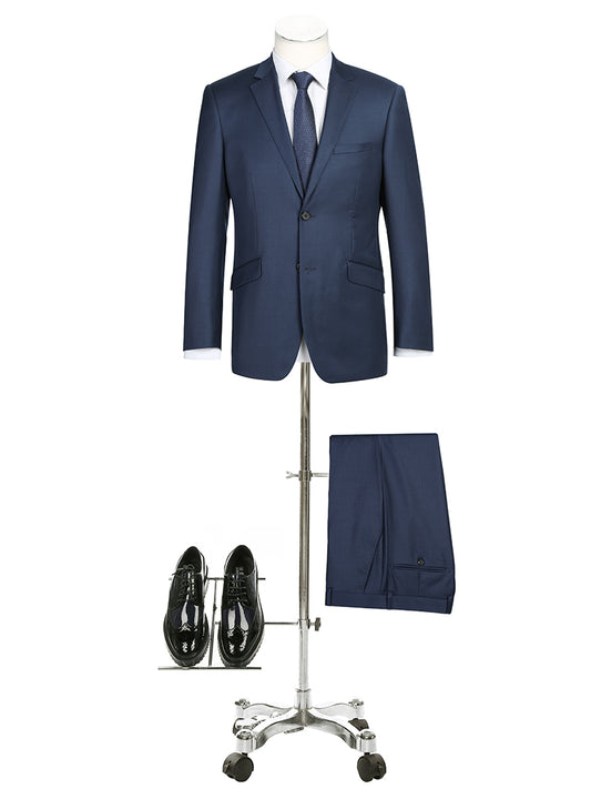 New Blue Slim Wool Suit