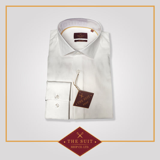 Windsor Shirt White High Twill Cotton