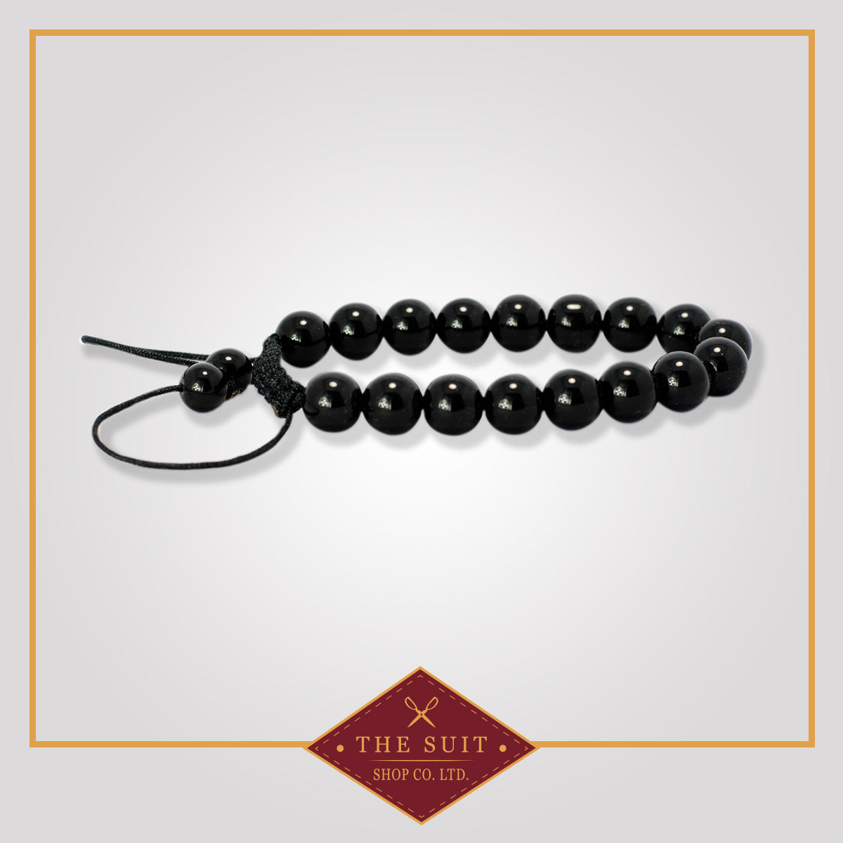 Black Tourmaline Bead Bracelet