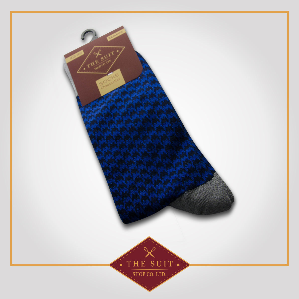 Blue Invader Socks