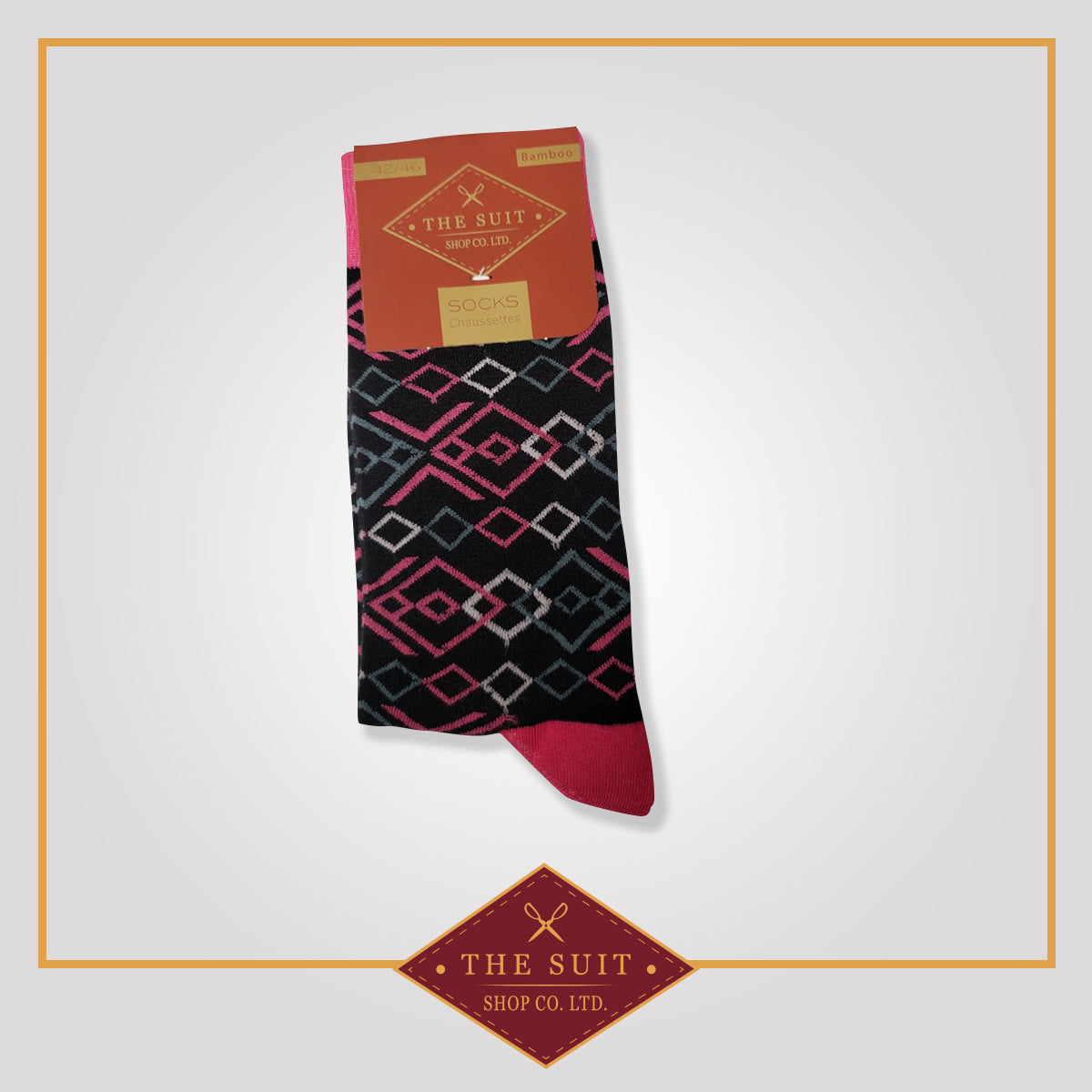 Mosaic Diamond Socks