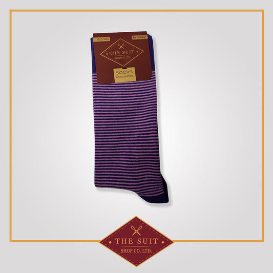 Purple Stripe Socks