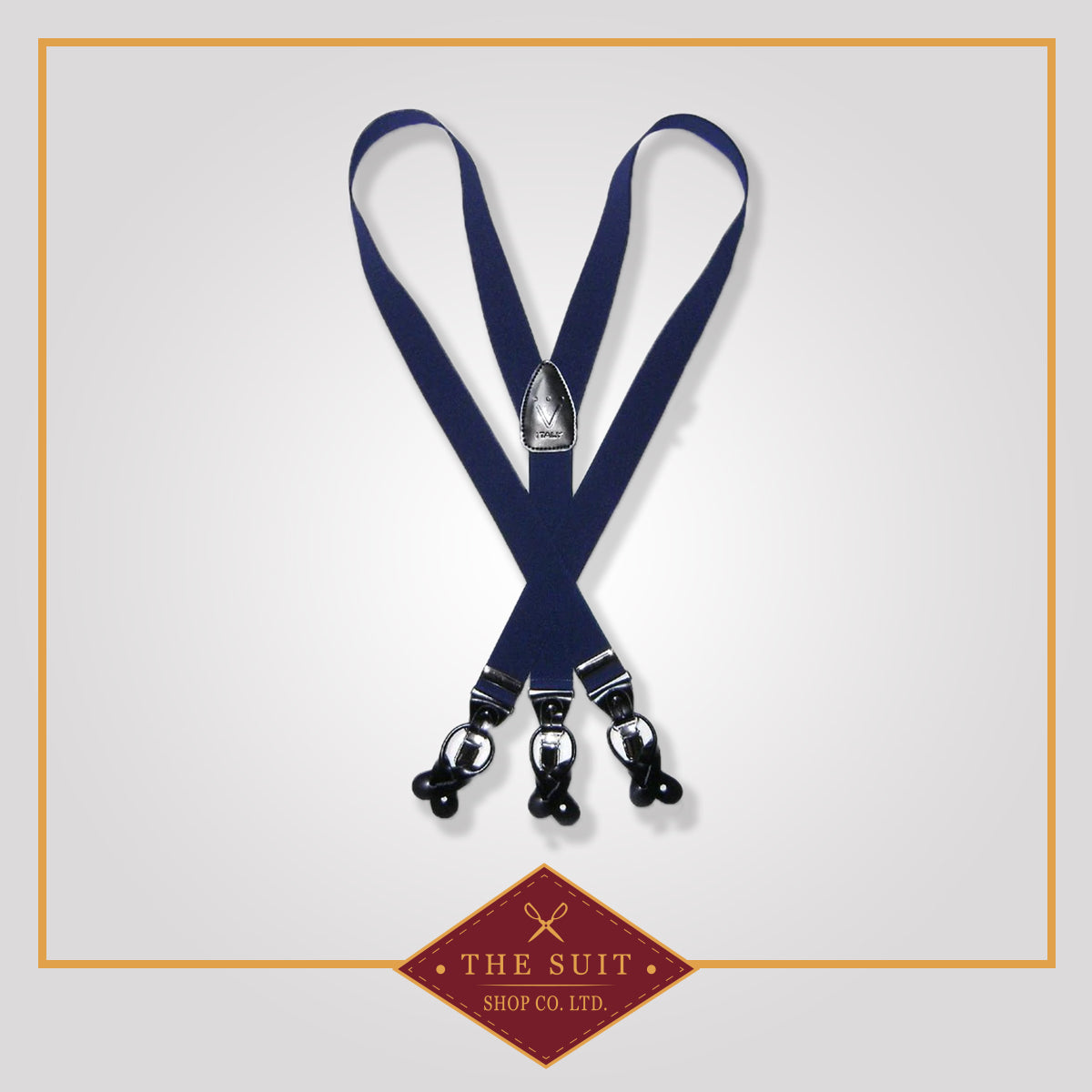 Navy Blue Suspenders