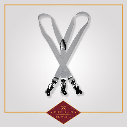 Gun Smoke Grey Suspenders